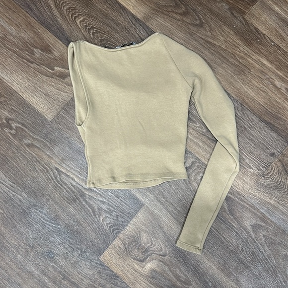 Zara one shoulder crop top size Small - Picture 2 of 3